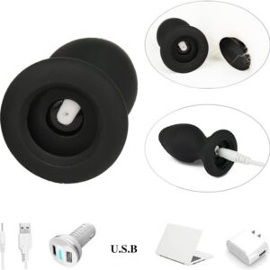 White Fluffy Anal Plug - Image 4