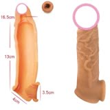 image145 Soft Silicone Reusable Sleeves enlargement Condom