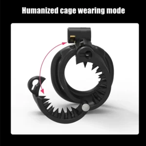 Blackout Chastity Device Penis Cage - Image 3