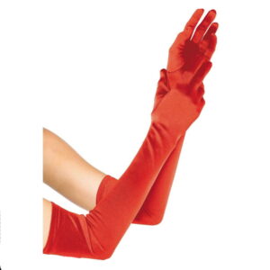Spandex Red Gloves - Image 2