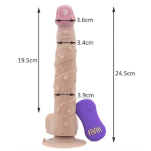 VibraKing Silicone Dildo - Image 5