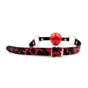 Scarlet Seduction Red Leopard Print BDSM Set - Image 7