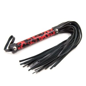 Scarlet Seduction Red Leopard Print BDSM Set - Image 8