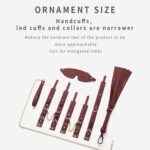 Winered Leather Bondage Set - Skin Friendly and Soft