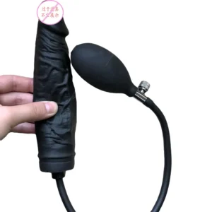 Medium Size Silicone Inflate-able Butt Plug - Image 1