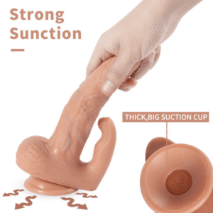 Vigor Vibrating Double Stimulation Dildo - Image 3
