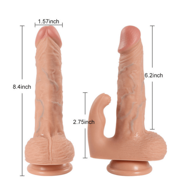 Vigor Vibrating Double Stimulation Dildo
