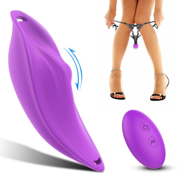 SHD-S293-2 (2) vibrator for panties in lilac color - fiery clitoris - extreme pleasure