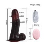 LuxStretch Thrusting Vibrating Dildo