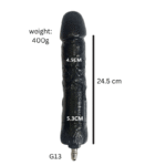 The MaxiVibe Black Dildo Sex Machine