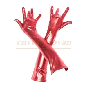 Spandex Red Gloves - Image 3