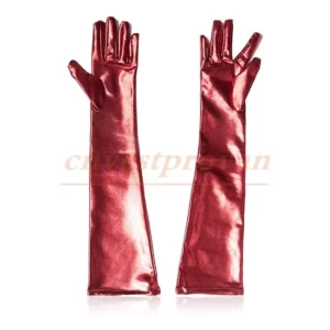 Spandex Red Gloves - Image 5