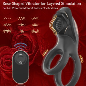 Playful Heart Vibrating Cock Ring - Image 14