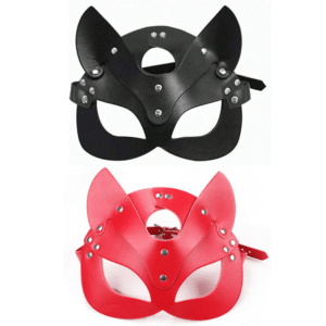 Foxy Play Leather Fox Mask
