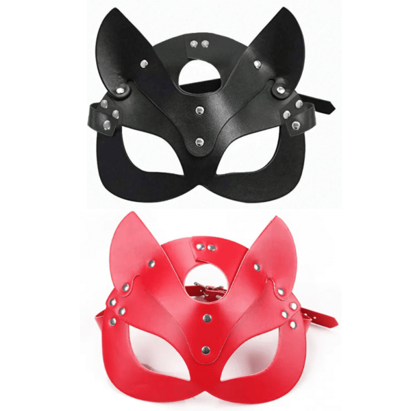 Foxy Play Leather Fox Mask