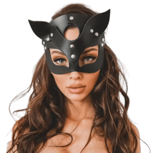Foxy Play Leather Fox Mask - Image 4
