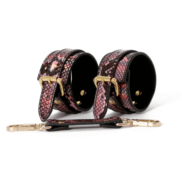 Boa Snakeskin Handcuffs