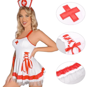 Seductive Three-Piece Nurse Set - Image 5