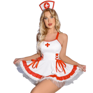 Seductive Three-Piece Nurse Set