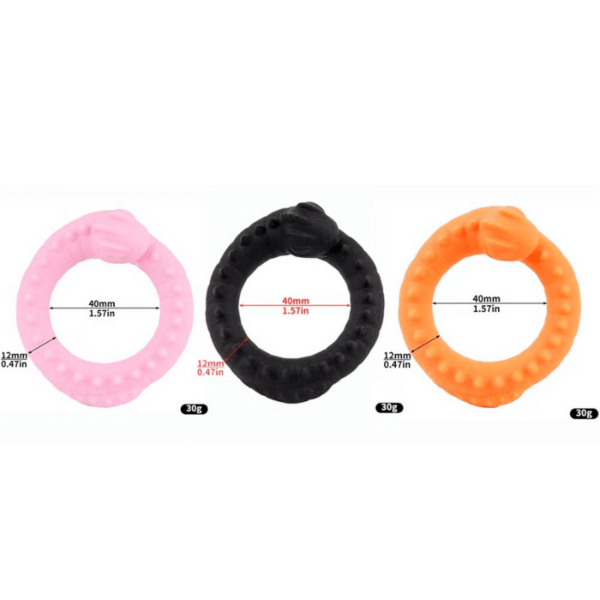 Super-Soft Silicone Cock Ring Pack Super-Soft Silicone Cock Ring Pack