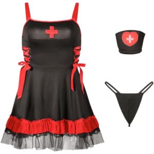 Seductive Three-Piece Nurse Set - Image 4